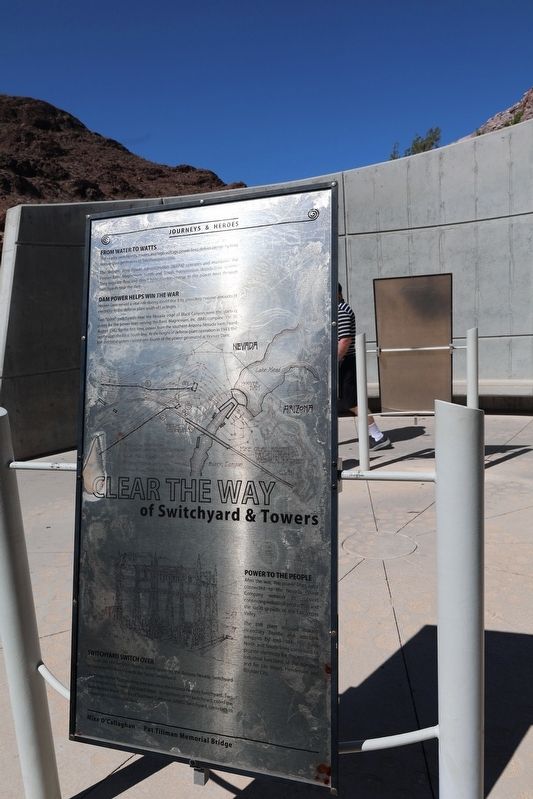 Clear the Way of Switchyard & Towers Marker. Click for full size. Clear the Way of Switchyard & Towers Marker image. Click for full size.