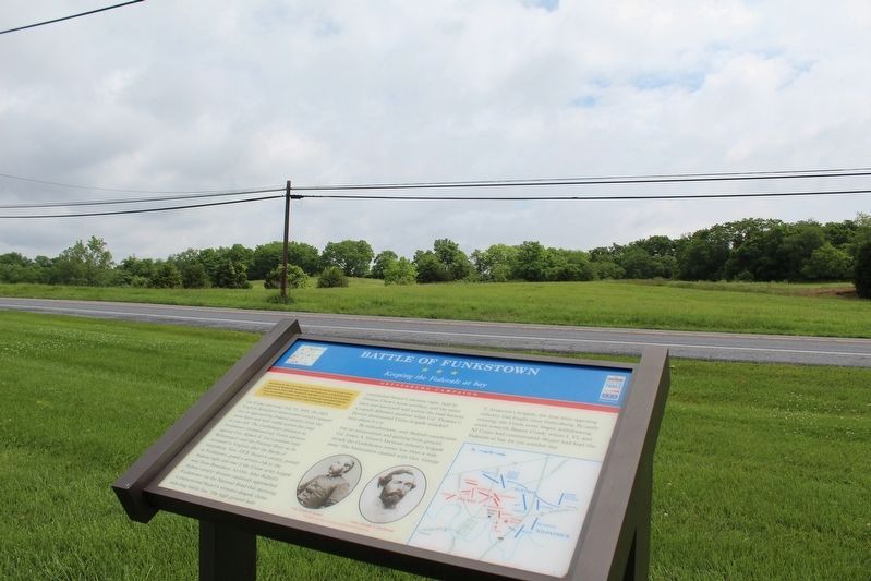 Battle of Funkstown Marker. Click for full size. Battle of Funkstown Marker image. Click for full size.