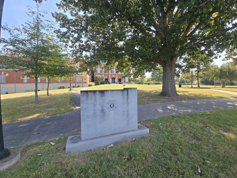 Rear view Clayton County Veterans Memorial. Click for full size. Rear view Clayton County Veterans Memorial image. Click for full size.