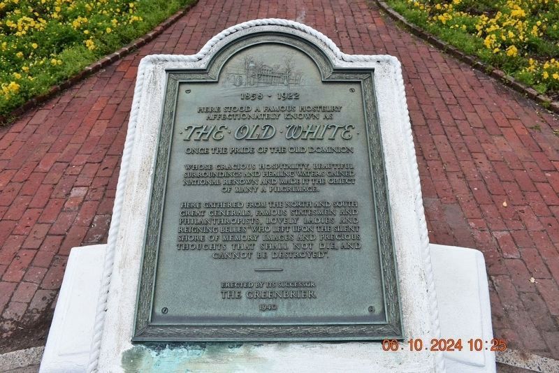 The Old White Marker image. Click for full size.