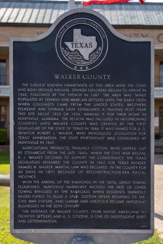 Walker County Marker. Click for full size. Walker County Marker image. Click for full size.
