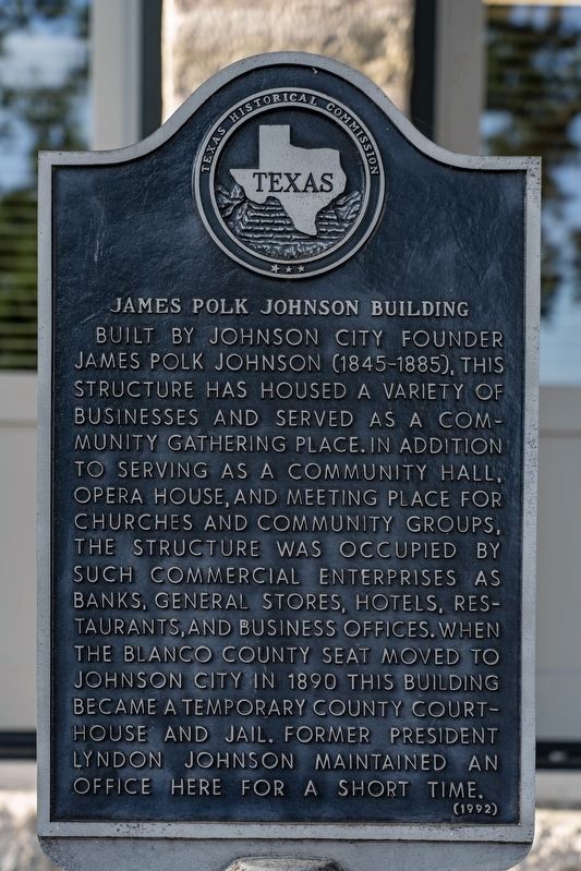James Polk Johnson Building Marker image. Click for full size.