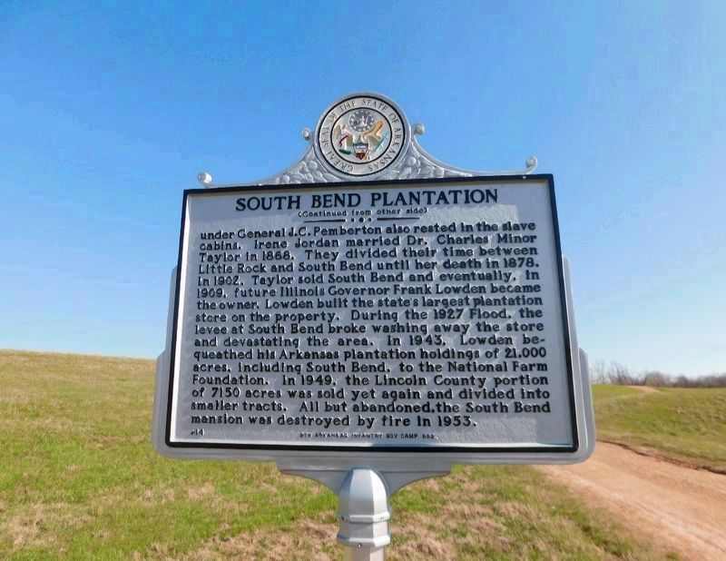 South Bend Plantation Marker image. Click for full size.