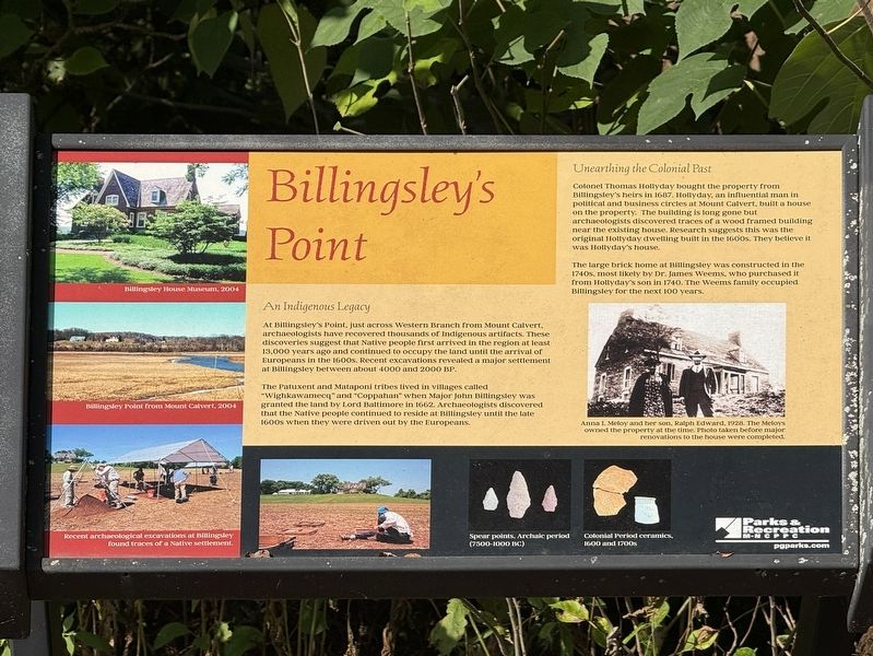 Billingsley's Point Marker image. Click for full size.