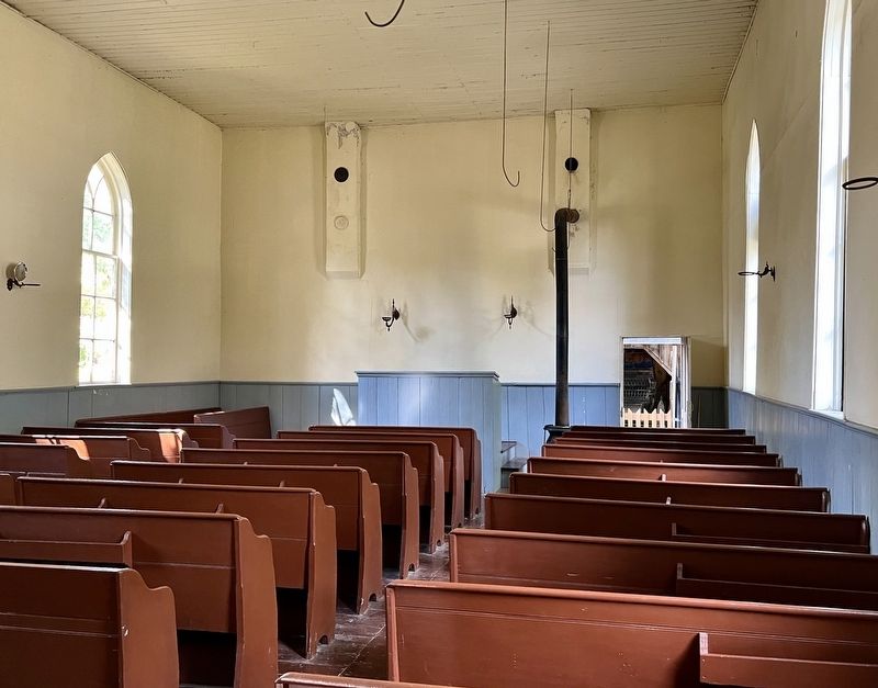 Lochaber Church interior, 2025. Click for full size. Lochaber Church interior, 2025 image. Click for full size.