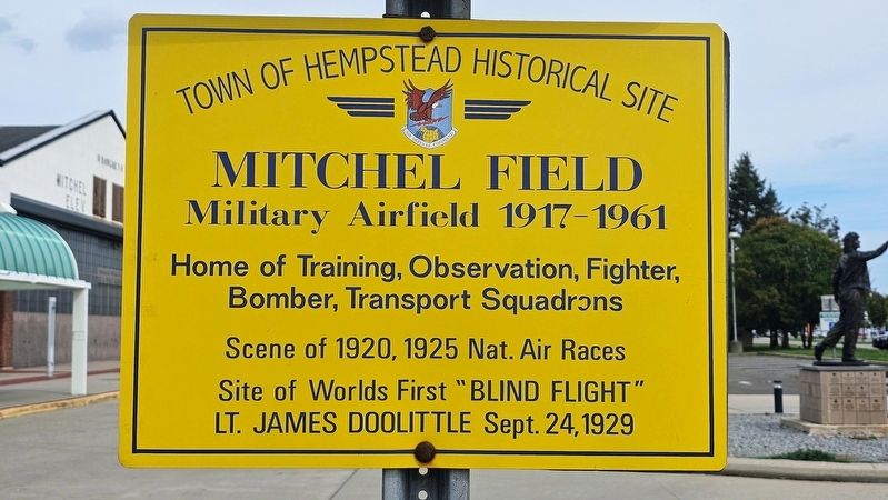 Mitchel Field Marker. Click for full size. Mitchel Field Marker image. Click for full size.