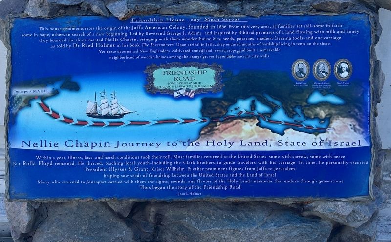 Friendship Road Marker. Click for full size. Friendship Road Marker image. Click for full size.
