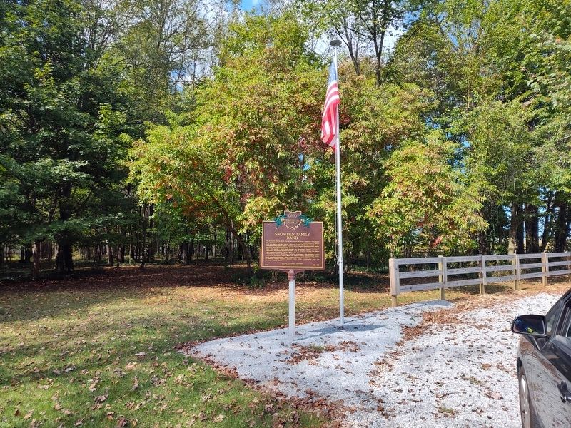 Snowden Family Band Marker. Click for full size. Snowden Family Band Marker image. Click for full size.