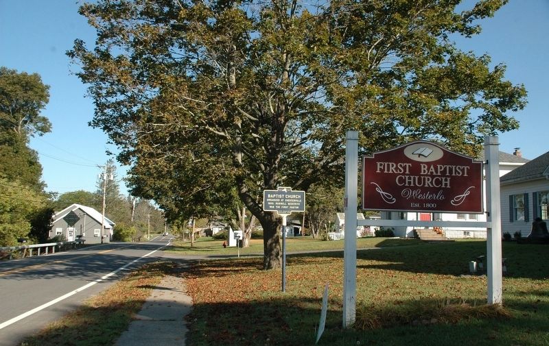 Baptist Church Marker image. Click for full size.