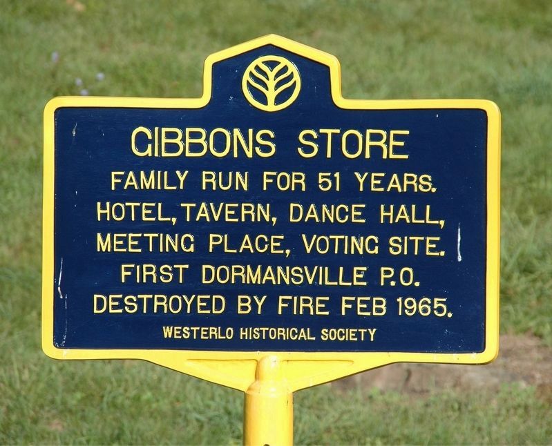 Gibbons Store Marker image. Click for full size.