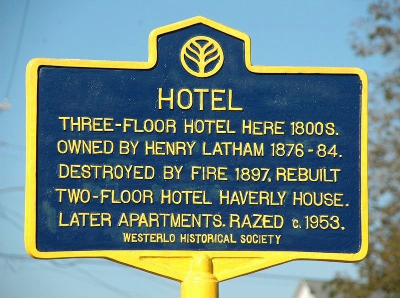 Hotel Marker. Click for full size. Hotel Marker image. Click for full size.