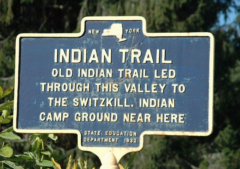 Indian Trail Marker. Click for full size. Indian Trail Marker image. Click for full size.