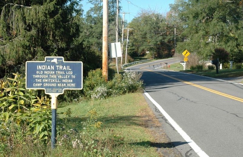 Indian Trail Marker. Click for full size. Indian Trail Marker image. Click for full size.