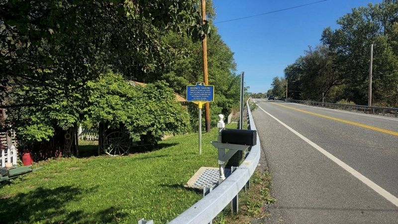 Bodine's Tavern Marker eastbound on rte 211. Click for full size. Bodine's Tavern Marker eastbound on rte 211 image. Click for full size.