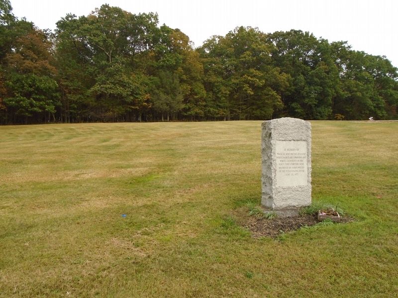 Forty Fort Cemetery Unknowns Reburial Site and Marker image. Click for full size.