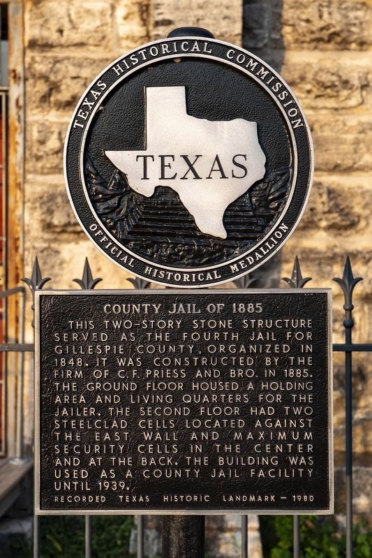 County Jail of 1885 Marker image. Click for full size.