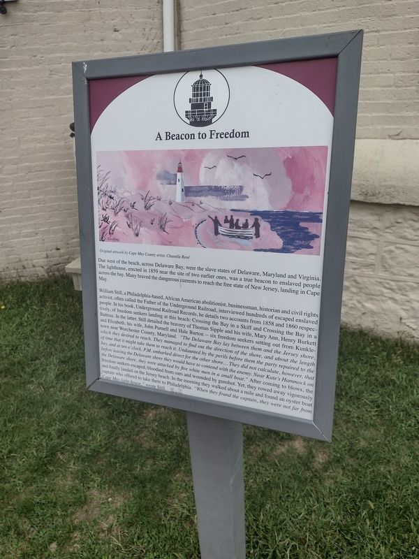 A Beacon to Freedom Marker image. Click for full size.