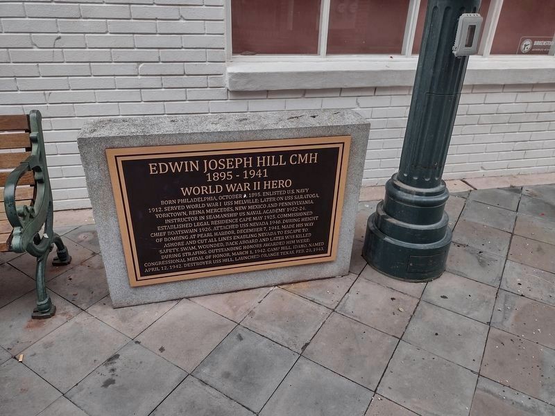 Edwin Joseph Hill, CMH Marker image. Click for full size.
