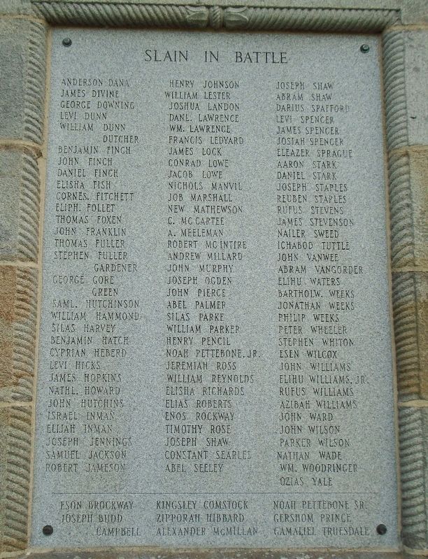 Wyoming Monument Honored Dead image. Click for full size.
