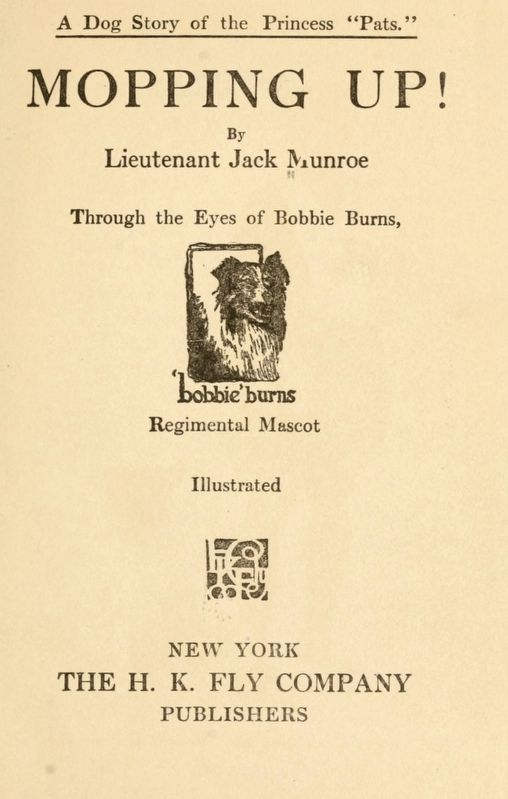 <i>Mopping Up</i> title page image. Click for full size.