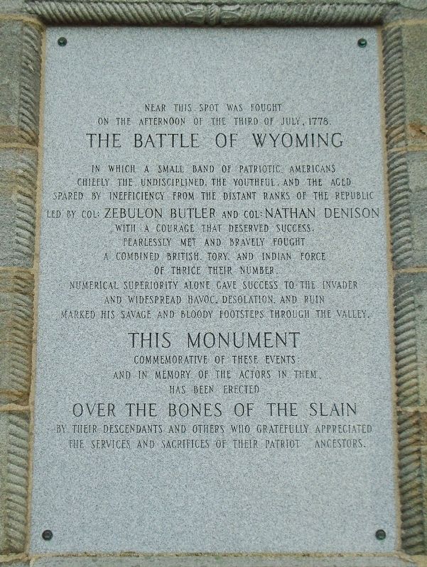 Wyoming Monument Dedication image. Click for full size.