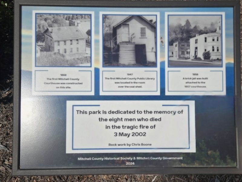 Mitchell County Historical Events Marker image. Click for full size.
