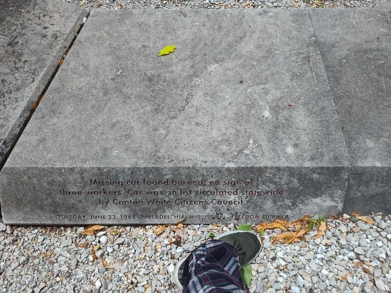 Freedom Summer '64 Memorial image. Click for full size.