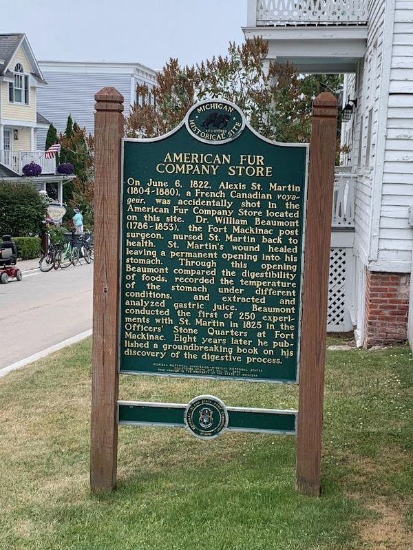 American Fur Company Store Marker image. Click for full size.