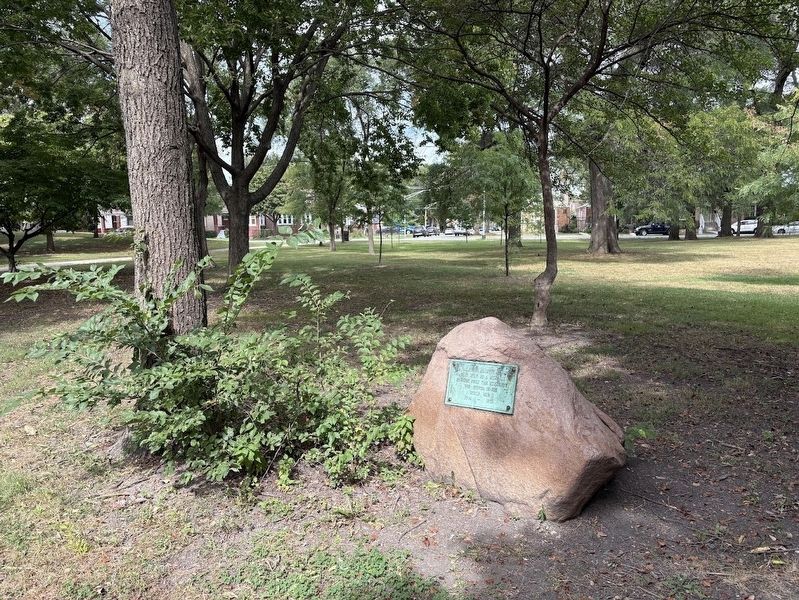Marquette Park World War I Memorial. Click for full size. Marquette Park World War I Memorial image. Click for full size.