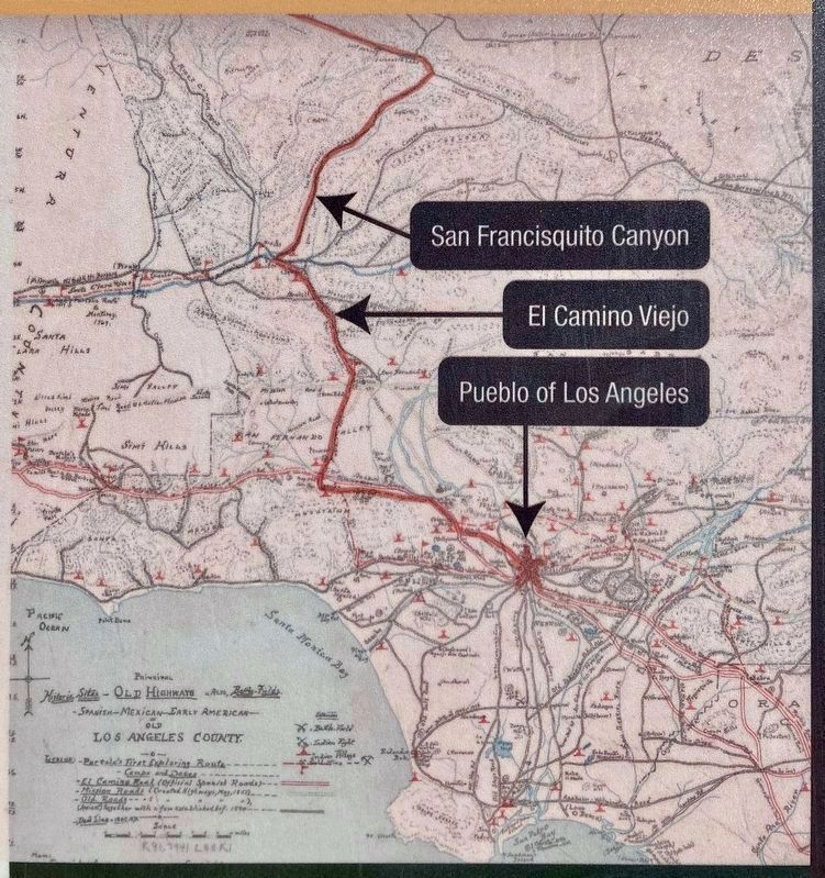 Historical Map of Los Angeles County image. Click for full size.