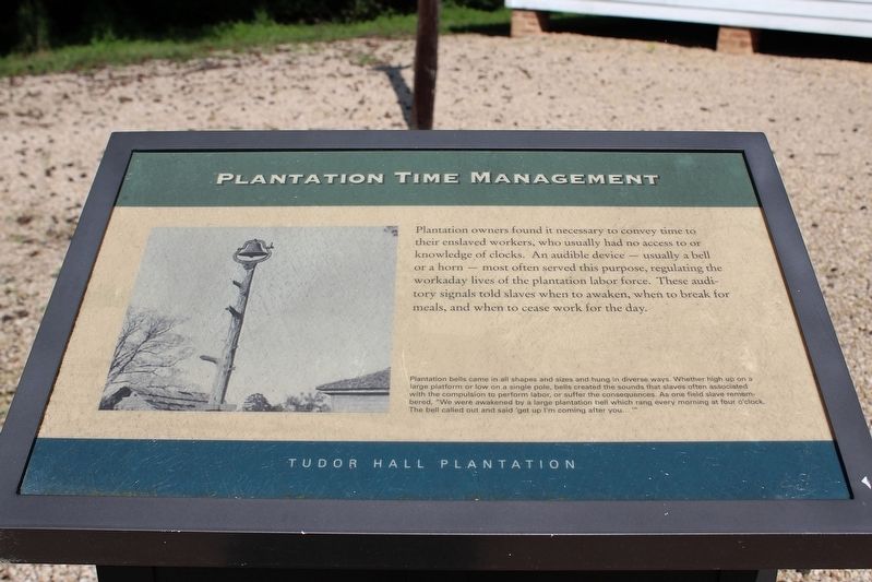 Plantation Time Management Marker image. Click for full size.