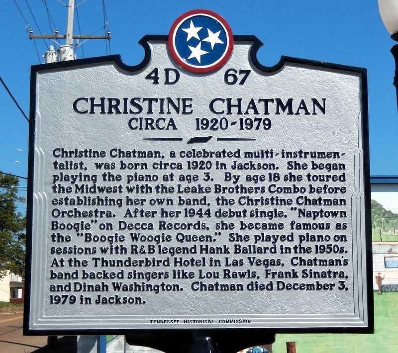 Christine Chatman Marker image. Click for full size.
