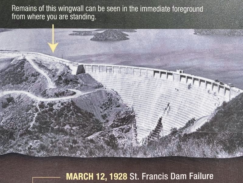 Saint Francis Dam image. Click for full size.