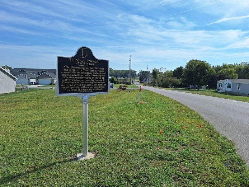 Tri-State Tornado Marker. Click for full size. Tri-State Tornado Marker image. Click for full size.