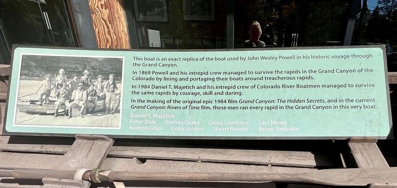 John Wesley Powell Boat Marker. Click for full size. John Wesley Powell Boat Marker image. Click for full size.