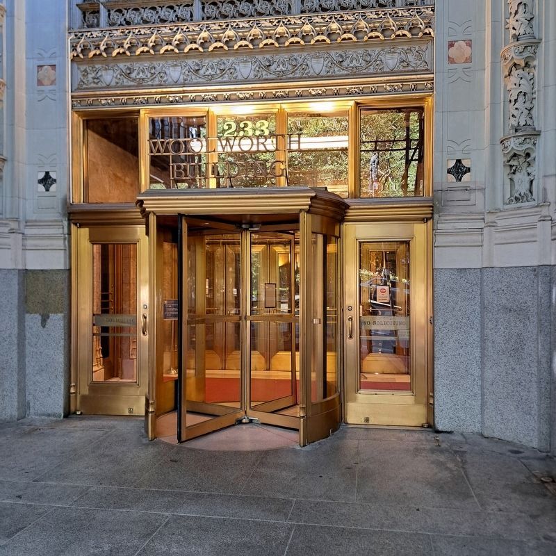 Woolworth Building Marker image. Click for full size.