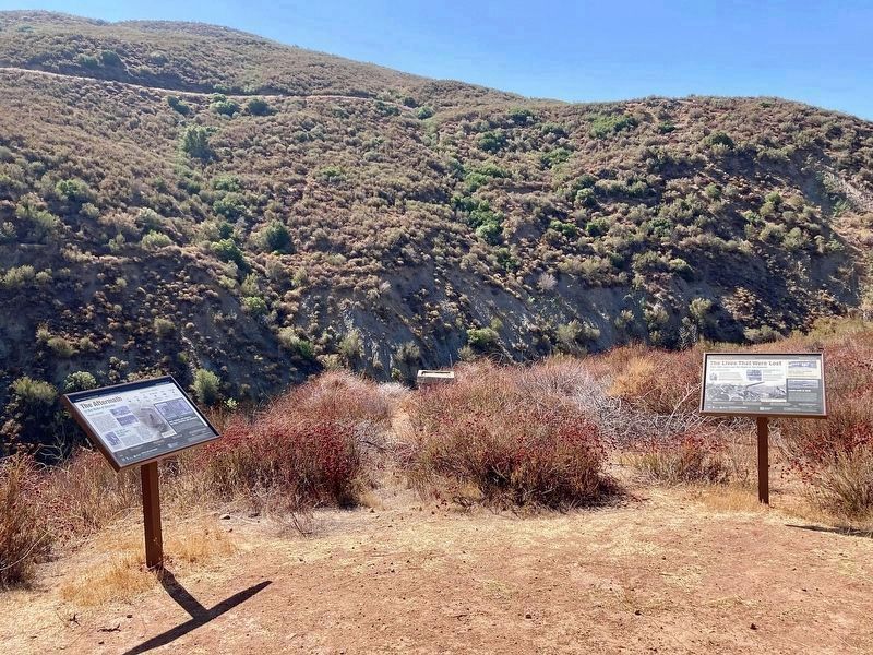 St. Francis Dam Disaster Site Marker image. Click for full size.