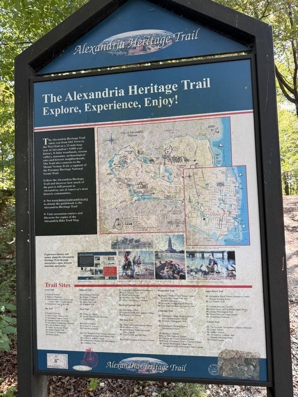 The Alexandria Heritage Trail [Reverse] image. Click for full size.