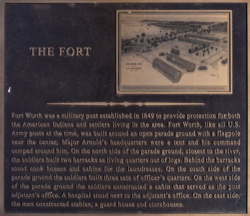 The Fort Marker. Click for full size. The Fort Marker image. Click for full size.