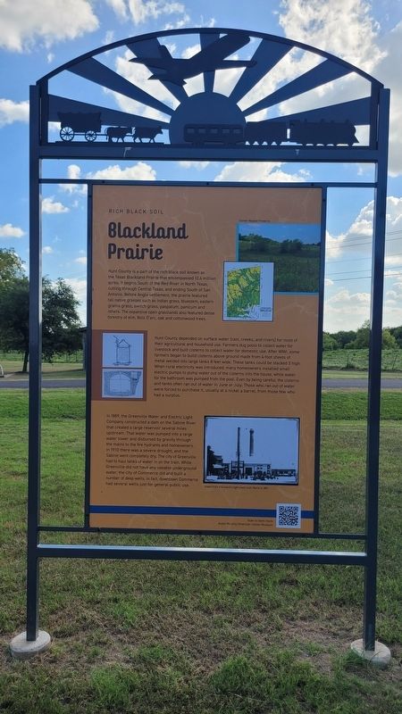 Transportation / Blackland Prairie Marker - Reverse Side. Click for full size. Transportation / Blackland Prairie Marker - Reverse Side image. Click for full size.