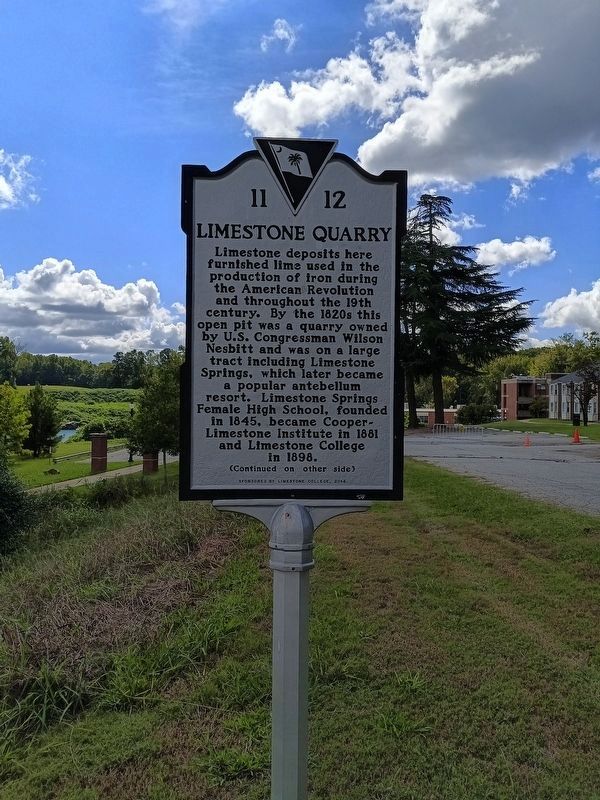 Limestone Quarry Marker. Click for full size. Limestone Quarry Marker image. Click for full size.