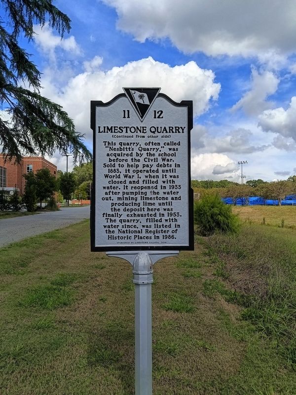 Limestone Quarry Marker. Click for full size. Limestone Quarry Marker image. Click for full size.