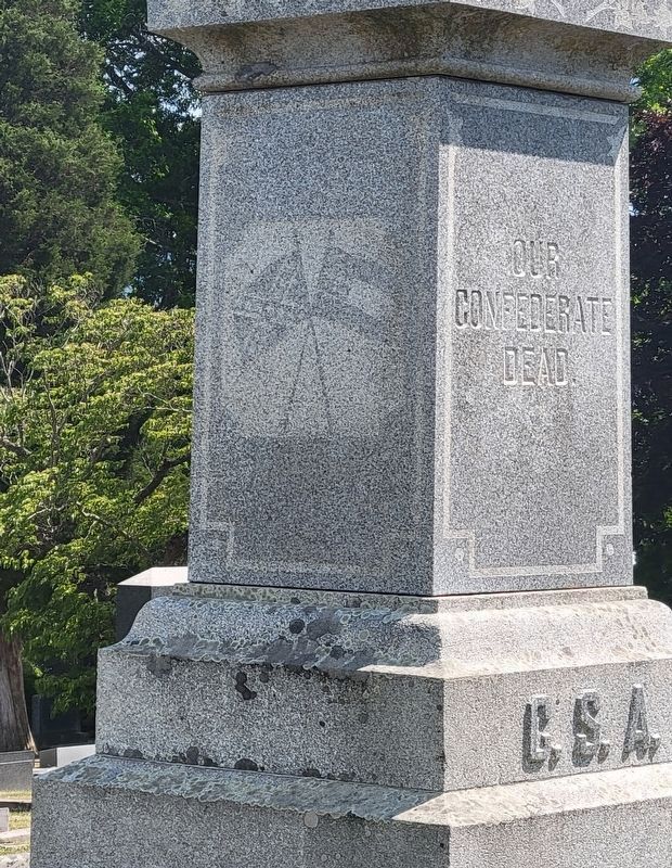 Our Confederate Dead Marker image. Click for full size.