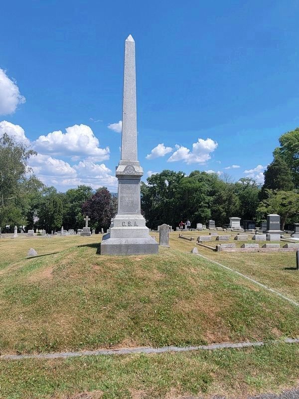 Our Confederate Dead Marker image. Click for full size.