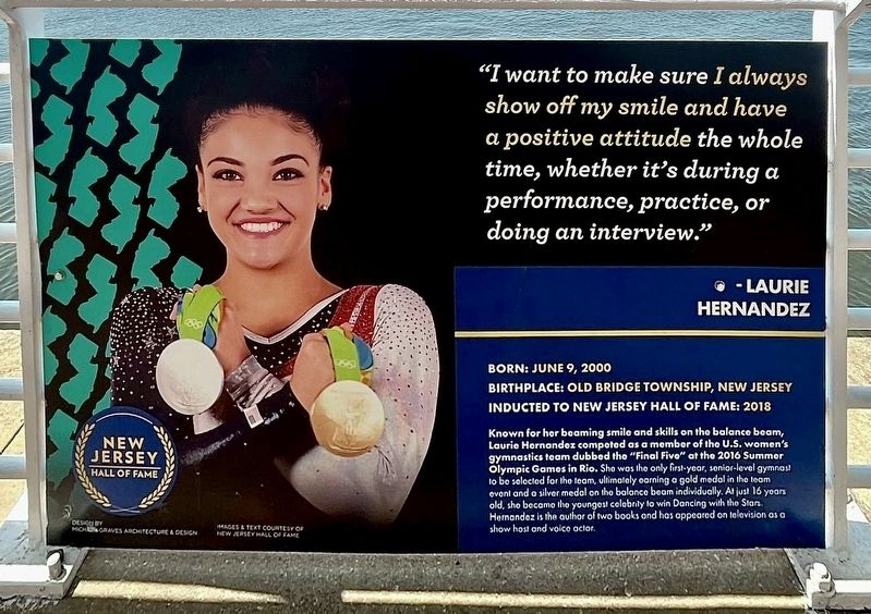 Laurie Hernandez Marker image. Click for full size.