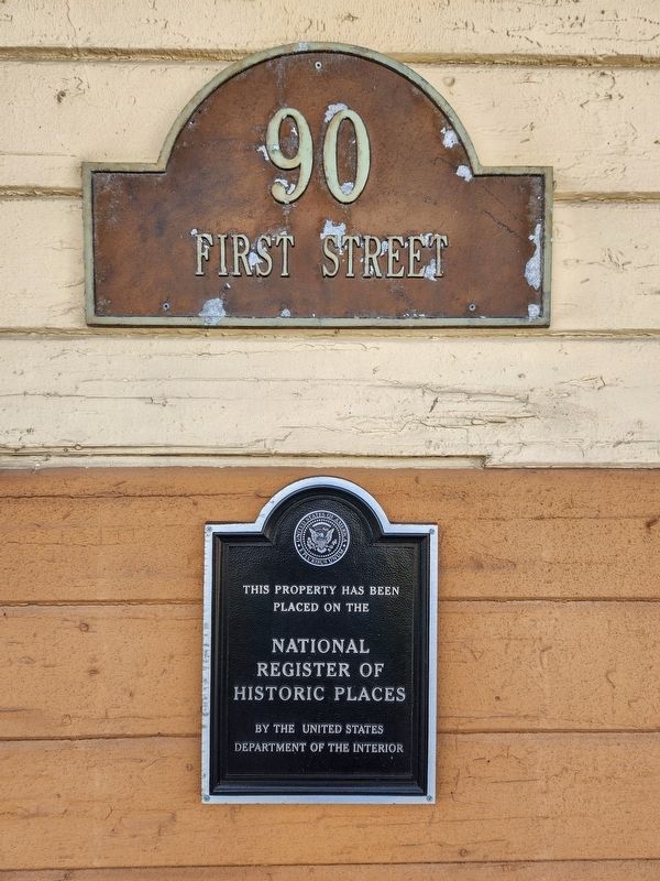 Southern Pacific Railroad Passenger Depot Marker. Click for full size. Southern Pacific Railroad Passenger Depot Marker image. Click for full size.