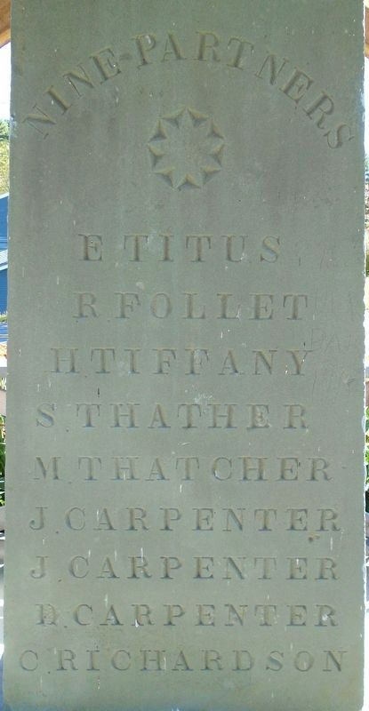 Nine Partners Monument Detail image. Click for full size.