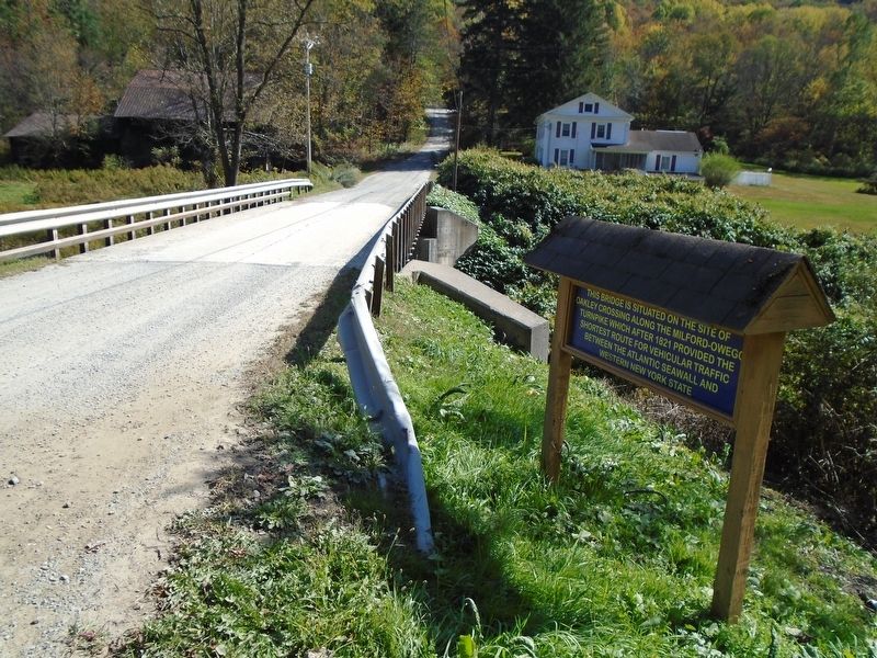 Oakley Crossing Along the Milford-Owego Turnpike Marker. Click for full size. Oakley Crossing Along the Milford-Owego Turnpike Marker image. Click for full size.