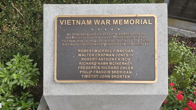 Vietnam War Memorial Marker image. Click for full size.