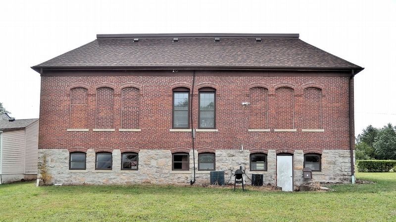 Harrison School (<i>north/rear elevation</i>). Click for full size. Harrison School (<i>north/rear elevation</i>) image. Click for full size.